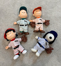 Vintage Peanuts Baseball Figure Set: Snoopy Charlie Brown Lucy-Collectible picture