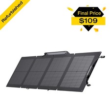 EcoFlow 110W Portable Solar Panel Foldable with Carry Case Certified Refurbished picture