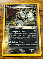 2004 Pokemon Dark Magneton 39/109 EX Team Rocket Returns Stamped Reverse Holo LP picture