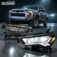 VLAND LED Headlights Assembly w/Startup Animation For 2014-2023 Toyota 4Runner picture