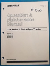 CAT CATERPILLAR D7H SERIES II DOZER OPERATION & MAINTENANCE MANUAL BOOK picture