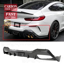 For BMW 840i M850i G16 Sedan 2020-26 AC Style Carbon Rear Bumper Diffuser W/LED picture