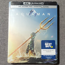 Warner Bros. DC Aquaman 4K UHD Blu-ray Steelbook + Digital Copy PG-13 picture