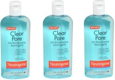 Neutrogena Clear Pore Oil Eliminating Astringent, 8 Oz(3 Pack) picture