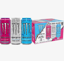 Monster Energy Ultra Variety Pack Zero Sugar 12-Pack 16 fl oz Cans picture