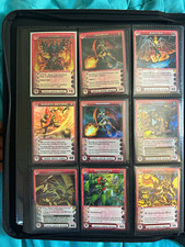 4Kids Chaotic Creature Card Lot of 9 Binder Page Chaor Takinom Savitisa picture