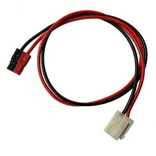 New 2 Ft Ham Radio Adapter Cable T-Type Power Source Plug to Anderson Power Pole picture