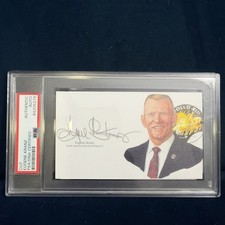 Gene Kranz Signed Cut Signature PSA/DNA Apollo 13 Flight Director NASA picture