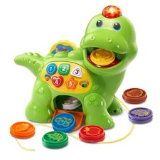 VTech Chomp and Count Dino Baby Learning Toy Interactive Feeding Toy picture