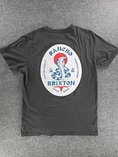 Brixton Men's Boot Barn Exclusive Rancho Short Sleeve Graphic T-Shirt Size Large picture