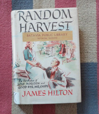 Vintage 1941 Random Harvest by James Hilton (Goodbye Mr. Chips Author) HC/DJ picture