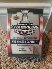 2018 Upper Deck Washington Capitals Team Set Stanley Cup Champions Sealed Box picture
