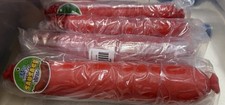 🌭Easy Sqweezy Jumbo Sausage Squishy, by Orb Toys - RARE TO FIND New/Sealed🌭 picture