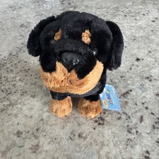 GANZ Webkinz Rottweiler Dog HM183 Plush Stuffed Animal NWT NEW unused CODE picture