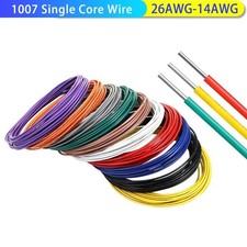 UL1007 Single Core Single Strand Cable 18AWG~26AWG Tinned Copper Electronic Wire picture