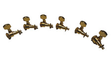 Gold Guitar Tuners (Set of 6) – Replacement Machine Heads for 1989 Peavey Falcon picture