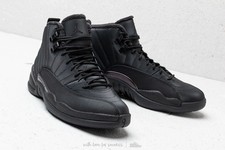 Men's All Size US Jordan 12 Retro Winterized Triple Black 7-12 picture