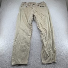 Vintage 1996 Levis 565 Jeans Mens 36x32 (Fit 34x32) Khaki Loose Fit Wide Leg USA picture