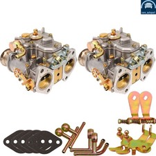2X Carburetor For 40 DCOE Weber 40mm Twin Choke 19550174 4Cyl 6Cyl VW V8 Engines picture