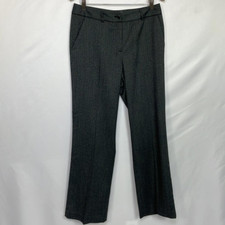 Judith Hart Women's Wide Leg Formal Pants Size 12 Gray High Rise picture