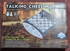 Talking Chess Master Electronic Chess Set - Electronic Chess - Brand New  picture