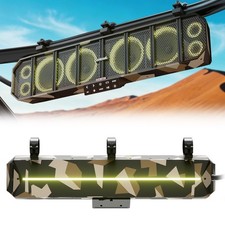 8-Speaker 600W UTV Sound bar Bluetooth Polaris ATV RZR Waterproof Radio System picture