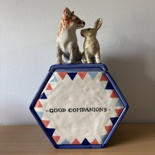 Anthropologie Rare Sold Out “Good Companions” Cookie Jar By David Cleverly picture