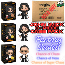 Thrilljoy Pop Cave JOHN WICK 4 Sealed Case of 3 🔥CHANCE OF CHASE/SUPER CHASE🔥 picture