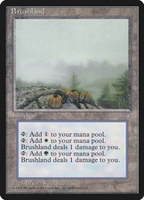 Brushland #352 (MP) Ice Age (ICE) MTG picture