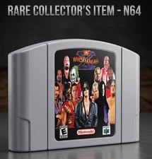 WWF WrestleMania X N64 Wrestling Game Cartridge Classic Retro Fighting Action picture