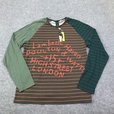 Custo Barcelona Shirt Mens Large Multicolor Long Sleeve London Graphic Tee picture
