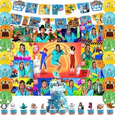Danny Go Party Supplies Birthday Decoration Set Balloons Backdrop Cake Toppers picture