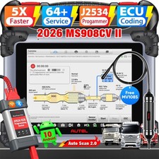 Autel MaxiSys MS908CV II Heavy Duty Truck Scanner for Semi Truck Lite of MS909CV picture