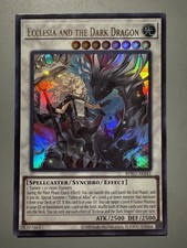 YUGIOH ECCLESIA AND THE DARK DRAGON ASIA ENGLISH EDITION BPRO-AE041 ULTRA RARE picture