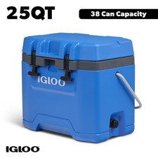 New - Igloo 25 QT Overland Ice Chest Cooler, Blue picture