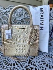 BNWT Brahmin Small Caroline Contour Melbourne Purse Satchel Bag picture