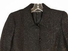 VTG- NWT Bloomingdale's NOW Sparkle Evening Cocktail Wool Blend 4 Blazer Jacket picture