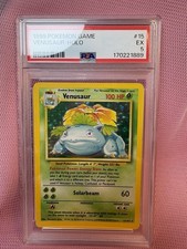 1999 Pokémon Base Set Venusaur Holo #15 – PSA 5 EX picture