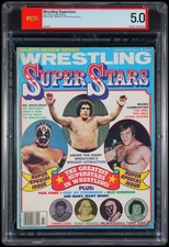 1976 ANDRE THE GIANT PSA 5 Wrestling SuperStarts Magazine Winter WWF picture