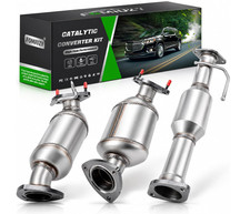 High Flow Front Catalytic Converter Kit Direct-Fit 2009- 17 Chevy Traverse 3.6L picture