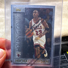 Topps 1996-97 Holding Court Insert Michael Jordan #HC2 Chicago Bulls picture