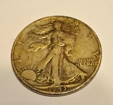 1943-S Liberty Walking Half Dollar 50C San Francisco Business Strike 90% Silver picture