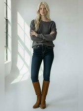 NWOT True Religion Halle High Rise Super Skinny Jeans - Size 26 Never Worn picture