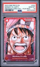 2023 ONE PIECE PREMIUM COLLECTION -ONE PIECE FILM RED- MONKEY D. LUFFY PSA 10 picture