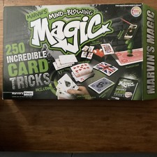 Marvin's Mind-Blowing MAGIC 250 Card Tricks Set Professional Magic For 8+ VGC picture