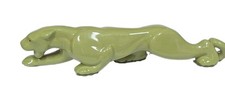 MID-CENTURY MODERN MCM CHARTREUSE PANTHER TV LAMP (1950's-60's) picture