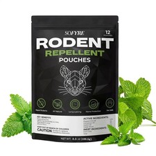 SOFYRE Rodent Repellent Pouches 12 pk Natural Peppermint Cedarwood New Look picture