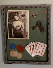 Darling of Gem's Saloon - Old West Shadow Box picture