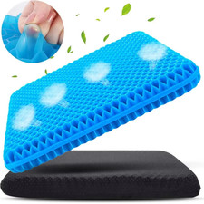 Honeycomb Gel Seat Cushion Breathable Tailbone Pressure Relief Home Office Car picture