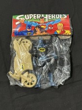 Superman Batman Action Figures MEXICAN BOOTLEG Marvel DC Superhero Comic Toy picture